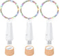 USB Bottle Lights Rechargeable Wine Bottle Fairy Lights Cork LED String Lights 20 LEDs Copper Wire for Table Party DIY Decor
