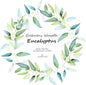 Custom Stickers for Weddings, Birthdays & Businesses - Personalized Labels with Your Logo - Waterproof, Fade and Heat Resistant - Pack of 100-1000 (Wreath R, 4 Inch)
