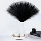 Black Pampas Grass Decor 30 Pcs 21.7 Inch Faux Pampas Grass Bulk Artificial Dried Flowers Small Vase Filler Pompas Grass.