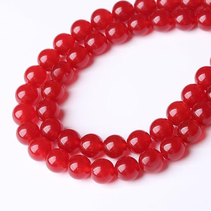 Carnelian Stone Round Beads for Jewelry Making DIY Bracelet Necklace 4MM 90PCS
