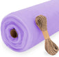 Lavender Tulle Fabric Roll, 54" x 40 Yards (120FT) Tulle for Wedding Decoration DIY Tutu Party Backdrop Baby Shower Table Skirts Gift Wrapping