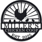 Hen House Coop Sign, Custom Chicken Coop Signs, Custom Chicken Farm Metal Sign, Family Name Metal Sign for Farm House, Our Little Coop Sign Metal Sign