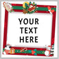 100-1000pcs Custom Stickers Merry Christmas Stickers Personalized Labels Adhesive Xmas Decorative Envelope Seals Stickers for Cards Gift Boxes(VSquare-10)
