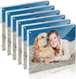 TWING 6 Pack 8 x 10 Acrylic Picture Frames, Magnetic Lucite Clear Picture Frame, 8 by 10 Magnetic Photo Frame Self Standing Double Sided, Gift