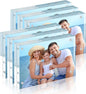 HOUSE DAY Acrylic Picture Frames 8x10, 6 Pack Magnetic 8x10 Picture Frame, Double Sided Clear 8 x 10 Photo Frame with Microfiber Cloth, Frameless FreeStanding 8x10 Frame Gift for Desktop Display