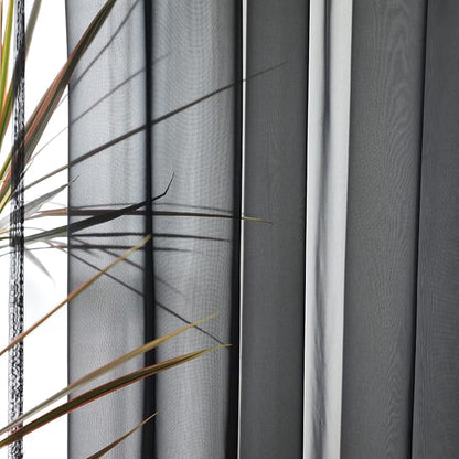 Window Black Sheer Curtains 60 Inches Width 84 Inches Long 2 Panels Sheer Curtains Clear Curtains Basic Rod Pocket Panel for Home Living Room Bedroom Kids Room Yard Patio Parlor Sliding