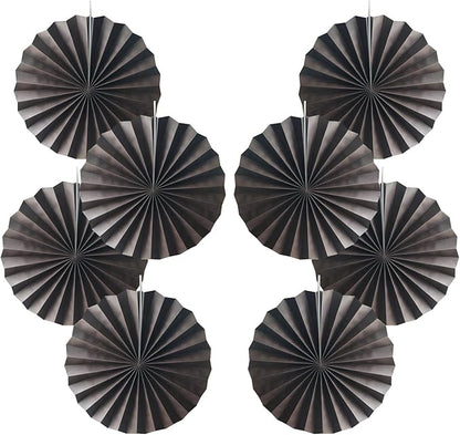 Coffee Party Decorations,Coffee Birthday Decorations,Party Events Accessories,Coffee Themed Party Decorations,Coffee Party,Friends Themed Party12in Hanging Paper Fans 30 Color DIY Set(Coffee))