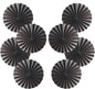 Coffee Party Decorations,Coffee Birthday Decorations,Party Events Accessories,Coffee Themed Party Decorations,Coffee Party,Friends Themed Party12in Hanging Paper Fans 30 Color DIY Set(Coffee))