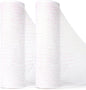Ribbli 2 Rolls White Mesh Ribbon,10 inch x 30 feet(10Yard) Each Roll,Metallic White with Iridescent Foil,Christmas Ribbon for Wreath Swags and Decorating