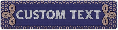 Custom Sign, Custom Street Sign, 11 Font Colors, 13 Font Styles, 4 Hole Options, 22 Sizes, 6x24 Inches, Rust Free DiBound, Fade Resistant, Made in USA by My Sign Center (Fauxsaic 1)