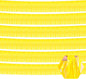 6 Pack 10 Feet Yellow Foil Fringe Garland Metallic Tinsel Streamers Banner Wall Hanging Curtain Backdrop for Parade Floats, Birthday, Graduate, Mother's Day, Wedding Party Decoration