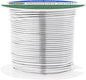 Mandala Crafts 16 Gauge Anodized Aluminum Craft Wire for Jewelry Making - 100 FT Colored Flexible Silver Tone Wire - Bendable for Bonsai Armature Crafting Sculpting