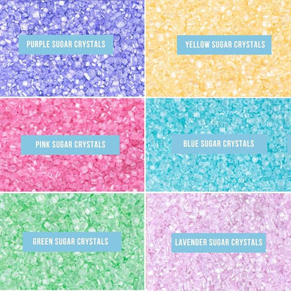Sweets Indeed Sprinkles 6 Cell Edible Sprinkle Mix Jimmies Perfect for Cake Decorations Baking Ice Cream Cookies Cupcake Topper (Pastel)
