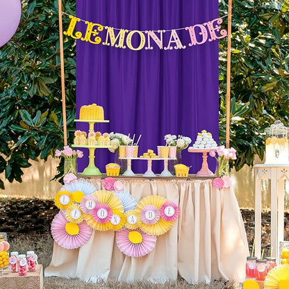 DWCN 10x8 FT Purple Backdrop Curtains for Parties, Photography Backdrop Drapes with Rod Pockets for Wedding Decorations Stage Birthday Family Gatherings, 2 Panels 5ft x 8ft