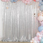 ShiDianYi Silver Glitter Backdrop Curtain Photo Backdrop 8FTx10FT Sequins Elegant Backdrops 8x10 Sequin-Curtain-1016E