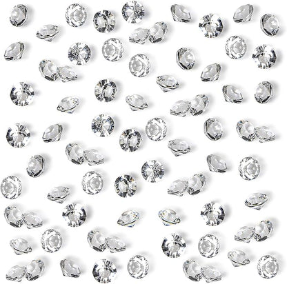 FUTUREPLUSX Fake Diamonds, 2000 PCS Mini Loose Diamonds Fake Crystals Rhinestones for Vase Fillers Wedding Bridal Shower Party Table Centerpiece Arts & Crafts Decor