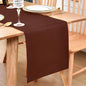 Farmhouse Chocolate Table Runner Dining Table Runners 48 Inches Long Coffee Table Runner for Dresser Living Room Bedroom Holiday Party Banquet 12X48 Inch