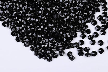 2000pcs Platic Acrylic Gems Fake Acrylic Diamonds Vase Filler Beads Faux Diamond Crystals Jewels for Makeup Brushes Holder Table Scatter Confetti Party Arts Crafts Birthday Wedding Decor