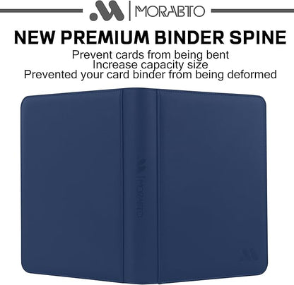 Card Binder 9 Pocket,Trading Card Binder Holds up to 360 Cards with 20 Sleeves,Zipper Card Holder Album Compatible with TCG Card/Game Cards/Sports Card
