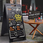 16x32 Double-Sided A-Frame Chalkboard Sign with 8x12 Chalkboard, Liquid & Solid Chalk Markers, Wedding & Event Signage