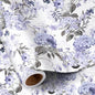RUSPEPA Floral Wrapping Paper Roll for Women Girls, Mini Roll, Elegant Hydrangea Flower Design Gift Wrap Paper Perfect for Wedding, Birthday, Mother's Day, Spring, Bridal Shower, 17 Inch x 16.4 Feet