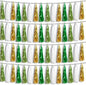 4P Sage-Green Beige-Mint Gold Foil Fringe Metallic Tassel Garland Banner, Tassels Banner Streamers for Parade Floats, Bachelorette, Wedding, Birthday, Christmas, Bridal/Baby Shower Party Decorations