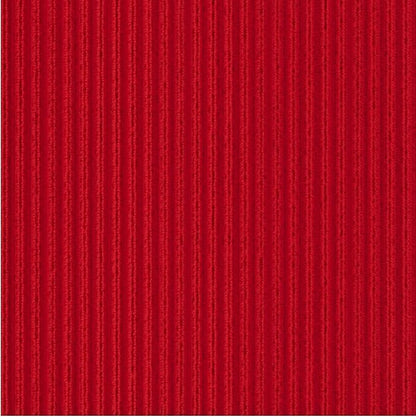 Ottomanson 3'11" x 8' Hallway Runner with Scraper Pile Extra Durable Non-Slip Rug Mat for Indoor & Outdoor Use - Ideal for Kitchen, Entryway, Patio & Garage - High-Traffic Carpet, Red