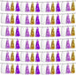 6P Purple-Gold Party Decoration Tassel Garland, Tassels Banner Streamers for Parade Floats, Bachelorette, Wedding, Birthday, Graduation, Christmas, Bridal/Baby Shower Party Decorations