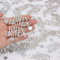 Birthday Confetti - Glitter Happy Birthday Table Decorations, 270 PCS Iridescent Holographic Party Decorations