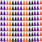 8P Purple Black 0range Foil Fringe Metallic Tassel Streamers Banner Tassel Garland for Parade Floats, Bachelorette, Wedding, Birthday, Halloween, Christmas, Bridal/Baby Shower Party Decorations
