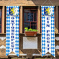 Blulu Oktoberfest Decorations Oktoberfest Banner Sign October Festival Party Decorations Bavarian Check Flag Porch Welcome Banner Flags Decor for German Parade Beer Festival Party Supplie