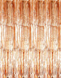 GOER 3.2 ft x 9.8 ft Metallic Tinsel Foil Fringe Curtains Party Photo Backdrop Party Streamers for Birthday,Graduation,New Year Eve Party Decorations Wedding Decor (3 Packs,Champagne Gold)