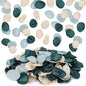 Suream Flower Girl Petals, 300 Pcs Rose Petals Decorations, Silk Flower Petals for Wedding, Fake Flower Petals for Bridal Showers, Wedding Decorations, Sweetheart Table Decor(Dark Green)