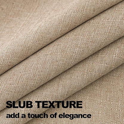 NLMUVW Linen Tablecloth Rectangle 108 Inch Burlap Textured Table Cloth Water Resistant Farmhouse Rustic Table Cover for Kitchen Dining Coffee, 54 x 108 Inch