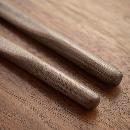 Black Walnut Wood 4Pcs Coffee Stirrers 6″ Reusable & Multifunctional for Coffee, Drinks, Tea, Milk, Oatmeal, Crafts and Oil, butter spreader Great for jam, jelly, peanut butter etc.