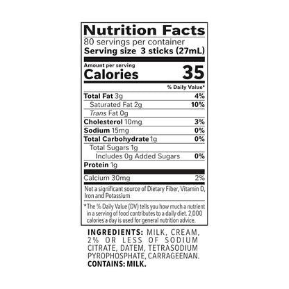 Nestle Carnation Coffee Creamer Half and Half, Made with Real Dairy, 0.304 fl oz Liquid Stick Pack (Box of 240)
