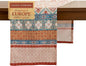 Maison d' Hermine Table Runner 100% Cotton Single Layer Table Runners 108 inches Long for Thanksgiving Christmas Decorations Home Kitchen Dining Party Wedding (Romane, 14.5" x 108")
