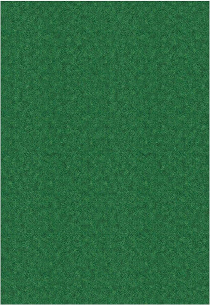 Ottomanson 6'6" x 18' Hallway Runner with Scraper Pile - Extra Durable Non-Slip Rug Mat for Indoor & Outdoor Use - Ideal for Kitchen, Entryway & Garage - High-Traffic Carpet, Green