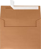 LUXPaper A7 Invitation Envelopes | Peel & Press | 5 1/4" x 7 1/4" | Copper Metallic | 80lb. Text | 250 Qty
