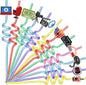 24 Pcs Movie Night Party Plastic Straws Movie Theme Party Supplies Projectors Cinema Ticket Popcorn Drinking Straws for Kids Teens Adults Birthday Party Favors Decorations
