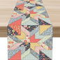 Boho Patchwork Table Runner, Vintage Farmhouse Colorful Wildflowers Bohemian Paisley Flower Table Center Decor for Home Kitchen Dining Patio Holiday Party Indoor Table Decorations, 13"x36" Inch