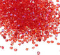 PATIKIL 14000Pcs Wedding Table Scatter Confetti Crystals 3mm Acrylic Diamonds Vase Fillers Gems for Table Centerpiece Decorations Bridal Shower Party, Red AB