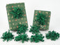 HUIHUANG Green Christmas Bows for Gift Wrapping Curly Gift Bow 5 inch x 8 Counts Forest Green Self-Adhesive Xmas Bows for Presents, Paper Bag, Party Favors, Wrapping Accessories