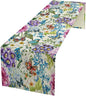 Brown Bird Floral Table Runner Spring Flower Kitchen Table Decoration Suitable for Family Dinner Decoration 13x108 Inch