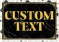Custom Sign, Custom Street Sign, 11 Font Colors, 13 Font Styles, 4 Hole Options, 22 Sizes, 10x14 Inches, Rust Free DiBound, Fade Resistant, Made in USA by My Sign Center (Marble Tile)