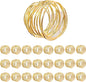 Gold Napkin Rings - 24 PCS Metal Napkin Rings(Twisted Wire) Napkin Holders Buckles for Family Dinner, Wedding, Party,Table Decorations
