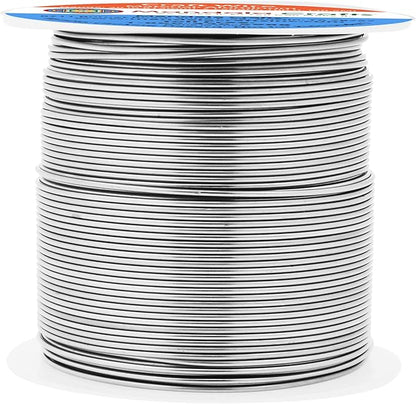 Mandala Crafts 20 Gauge Anodized Aluminum Craft Wire for Jewelry Making - 100 FT Colored Flexible Gray Wire - Bendable for Bonsai Armature Crafting Sculpting