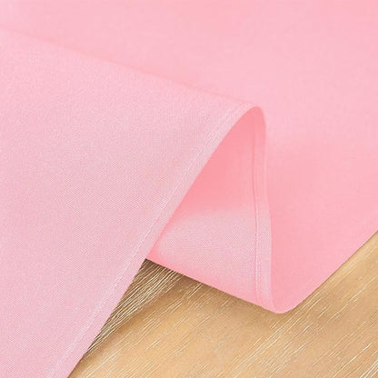2 Pack Pink Long Table Runner 12 x 108 Inch Solid Color Farmhouse Runners Coffee Table Dresser for Daily Party Home Decoration