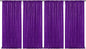 JYFLZQ Purple Sequin Backdrop Curtains 2ft x 8ft 4 Panel Glitter Photo Booth Backdrops Sparkly Photography Background Drapes for Parties Wedding Bridal Showers