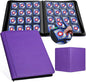 GEAoffice Premium 1000+ Card Binder - Sturdy PU Cover 16 Pocket Trading Card Collection Holder Folders Album for YuGiOh, MTG, TCG, Games&Sports, Purple